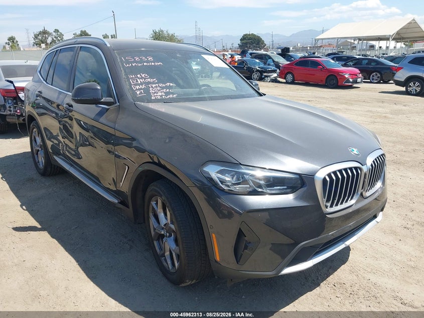 2023 BMW X3 VIN 5UX43DP02P9T36601 — IAAI salvage auction photo
