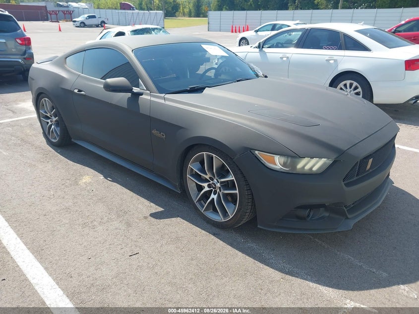 2017 Ford Mustang VIN 1FA6P8CF4H5202350 IAAI salvage auction — SIDE, Salvage Title, sold $9,300 on 2026-10-17 (photo 1)