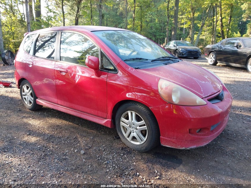 2008 Honda Fit VIN JHMGD38658S045611 IAAI salvage auction — REAR END, Clear (Virginia), sold $175 on 2026-10-06 (photo 1)