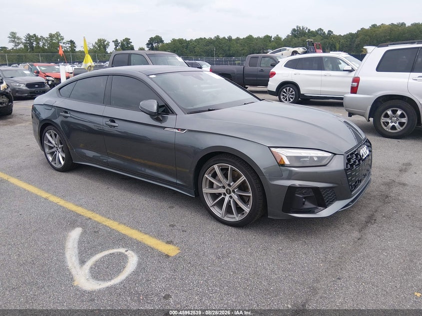 2025 Audi A5 Sportback VIN WAUDACF58SA018047 — IAAI salvage auction photo
