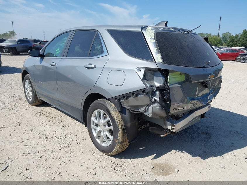 2023 Chevrolet Equinox VIN 3GNAXKEG6PL138230 IAAI salvage auction — REAR END, Salvage Title, sold $6,200 on 2026-09-30 (photo 3)