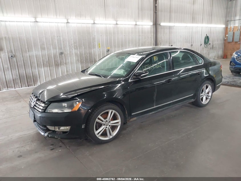 2012 Volkswagen Passat VIN 1VWCN7A39CC059872 IAAI salvage auction — NORMAL WEAR, Clear (Minnesota), sold $700 on 2026-09-29 (photo 2)
