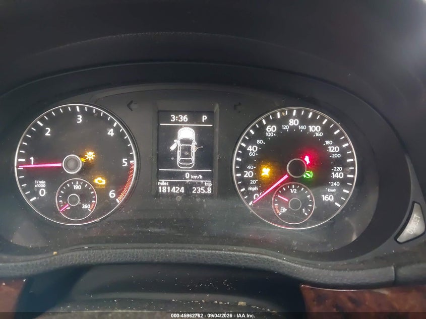 2012 Volkswagen Passat VIN 1VWCN7A39CC059872 IAAI salvage auction — NORMAL WEAR, Clear (Minnesota), sold $700 on 2026-09-29 (photo 7)