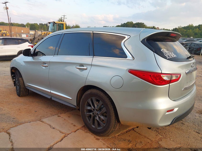 2014 Infiniti Qx60 VIN 5N1AL0MM8EC527889 IAAI salvage auction — LEFT FRONT, Salvage (North Carolina), sold $1,200 on 2026-09-14 (photo 3)
