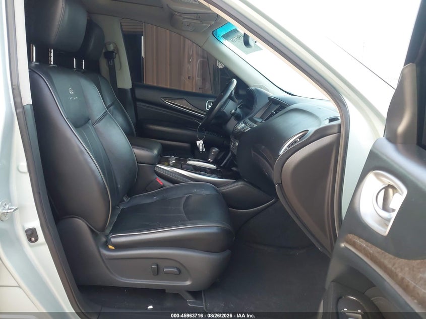 2014 Infiniti Qx60 VIN 5N1AL0MM8EC527889 IAAI salvage auction — LEFT FRONT, Salvage (North Carolina), sold $1,200 on 2026-09-14 (photo 5)