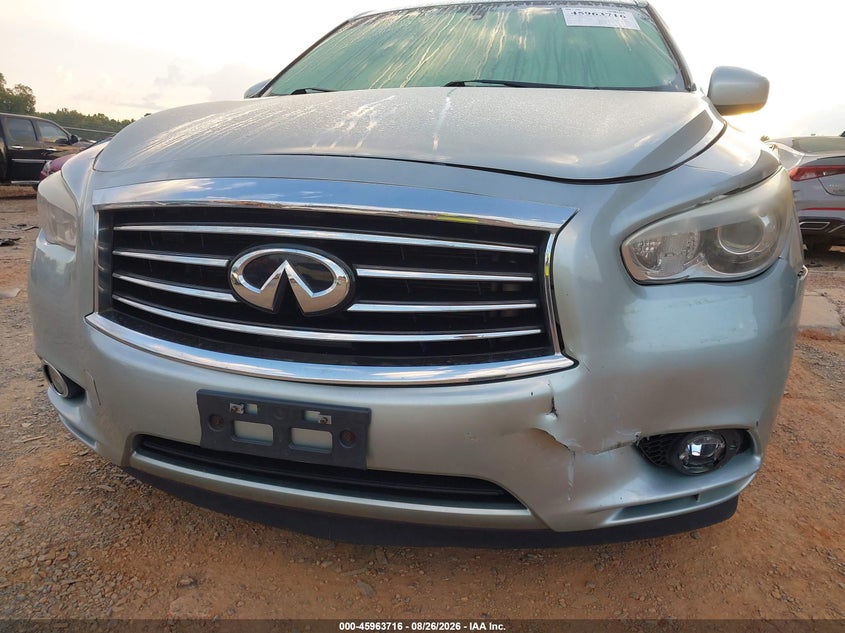 2014 Infiniti Qx60 VIN 5N1AL0MM8EC527889 IAAI salvage auction — LEFT FRONT, Salvage (North Carolina), sold $1,200 on 2026-09-14 (photo 6)