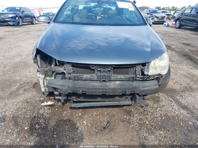 2007 Volkswagen Eos VIN WVWFB71F17V028953 IAAI salvage auction — FRONT END, Salvage (South Carolina), sold $325 on 2026-10-10 (photo 6)
