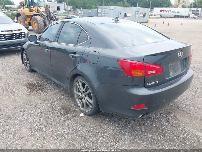 2008 Lexus Is VIN JTHBK262085083093 IAAI salvage auction — NORMAL WEAR, Clear (Alabama), sold $875 on 2026-09-23 (photo 3)