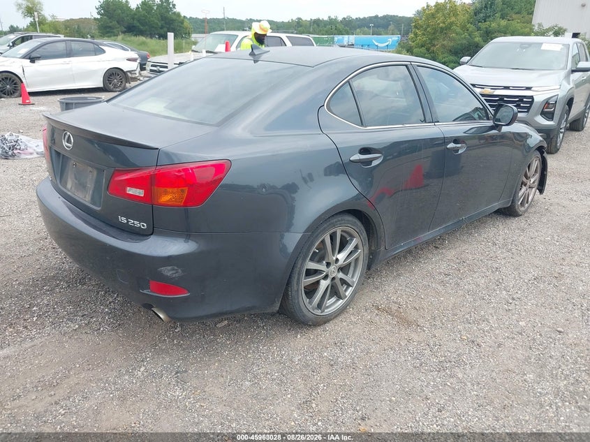2008 Lexus Is VIN JTHBK262085083093 IAAI salvage auction — NORMAL WEAR, Clear (Alabama), sold $875 on 2026-09-23 (photo 4)