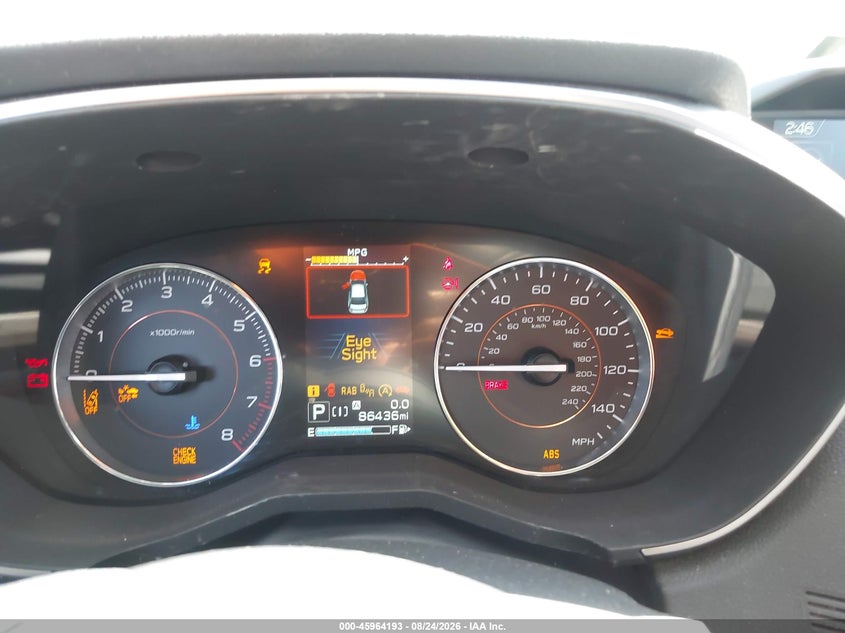 2021 Subaru Xv VIN JF2GTHNC5MH651625 IAAI salvage auction — REAR END, Wait Title, sold $6,250 on 2026-09-16 (photo 7)