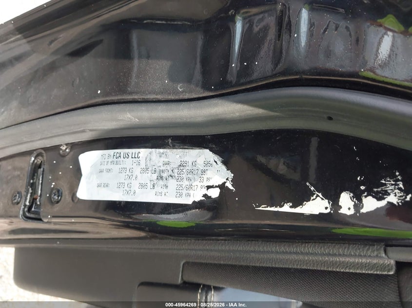 2016 Jeep Cherokee VIN 1C4PJLCB5GW229078 IAAI salvage auction — FRONT END, Salvage (Texas), sold $1,550 on 2026-09-07 (photo 9)
