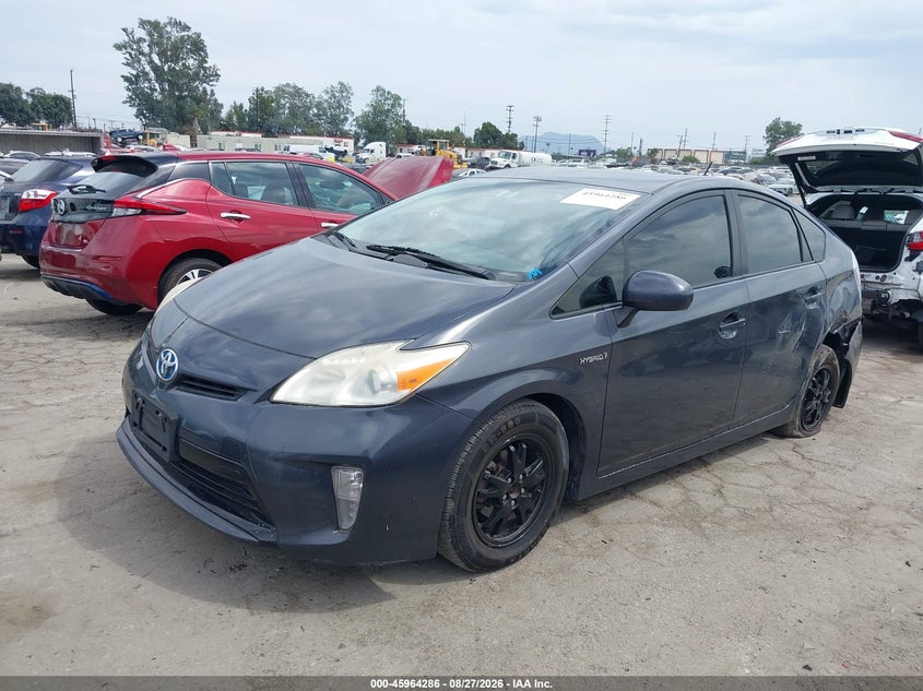 2012 Toyota Prius VIN JTDKN3DU7C5492607 IAAI salvage auction — LEFT REAR, Salvage (California), sold $1,850 on 2026-09-11 (photo 2)