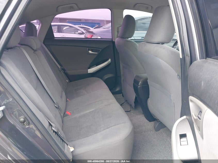 2012 Toyota Prius VIN JTDKN3DU7C5492607 IAAI salvage auction — LEFT REAR, Salvage (California), sold $1,850 on 2026-09-11 (photo 8)