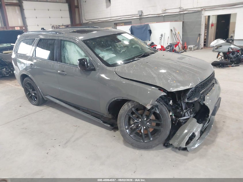 2023 Dodge Durango VIN 1C4RDJDG2PC630989 IAAI salvage auction — RIGHT FRONT, Wait Title, sold $7,800 on 2026-10-08 (photo 1)