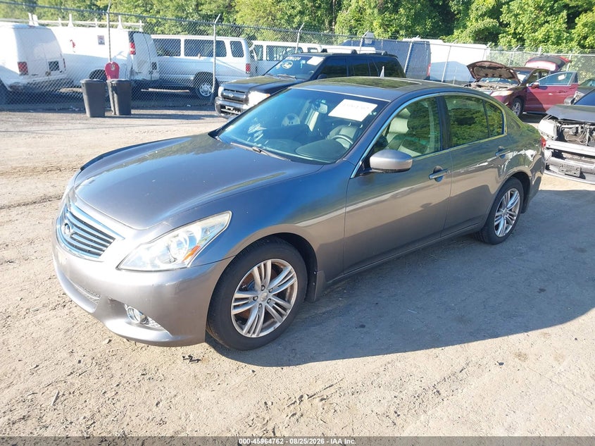 2013 Infiniti G VIN JN1CV6AR6DM751961 IAAI salvage auction — NORMAL WEAR, Clear (Massachusetts), sold $875 on 2026-09-21 (photo 2)
