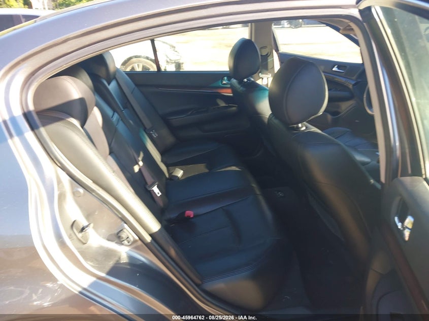 2013 Infiniti G VIN JN1CV6AR6DM751961 IAAI salvage auction — NORMAL WEAR, Clear (Massachusetts), sold $875 on 2026-09-21 (photo 8)