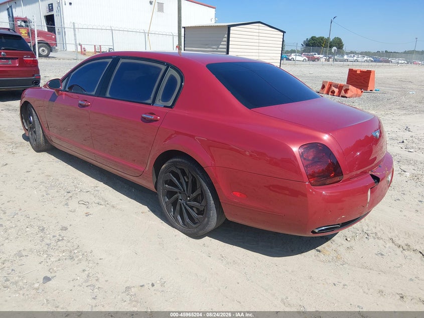 2006 Bentley Continental flying spur VIN SCBBR53W56C036370 IAAI salvage auction — FRONT & REAR, Clear (South Carolina), sold $6,350 on 2026-09-10 (photo 3)