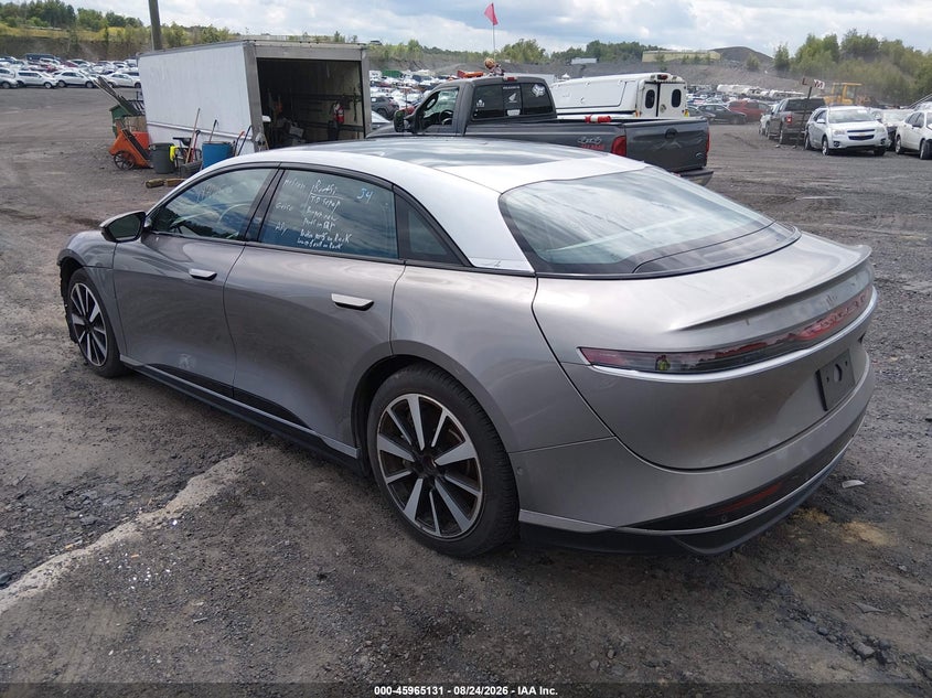 2023 Lucid Air VIN 50EA1TEA9PA002317 IAAI salvage auction — FRONT END, Salvage (Pennsylvania), sold $9,850 on 2026-09-17 (photo 3)