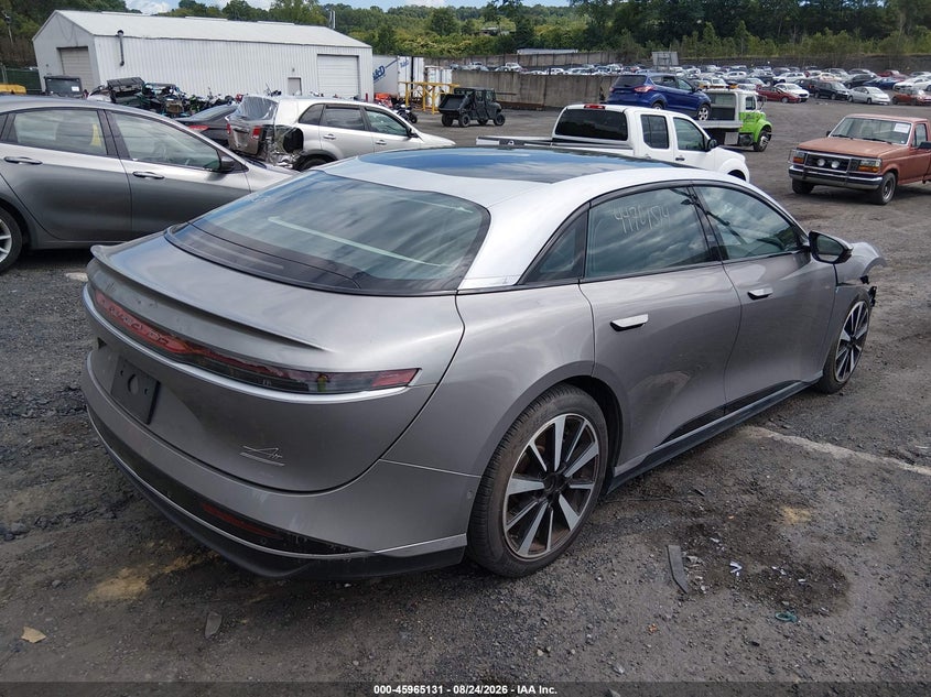 2023 Lucid Air VIN 50EA1TEA9PA002317 IAAI salvage auction — FRONT END, Salvage (Pennsylvania), sold $9,850 on 2026-09-17 (photo 4)