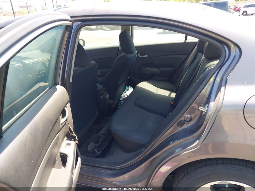 2015 Honda Civic VIN 19XFB2F75FE246479 IAAI salvage auction — SIDE, Salvage Title, sold $2,450 on 2026-08-30 (photo 8)