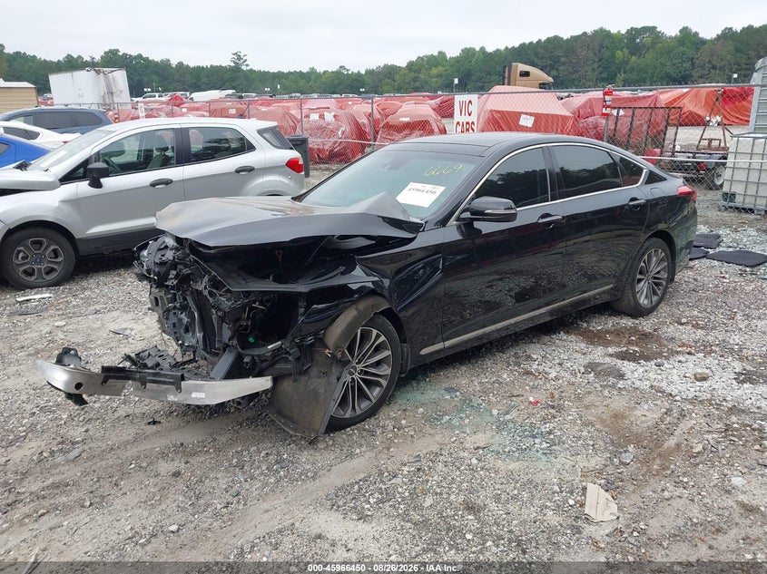 2016 Hyundai Genesis VIN KMHGN4JE7GU106669 IAAI salvage auction — FRONT END, Salvage Title, sold $675 on 2026-10-03 (photo 2)
