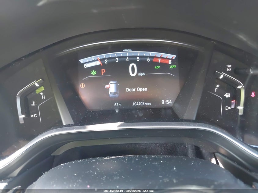 2019 Honda Cr-v VIN 2HKRW2H80KH660007 IAAI salvage auction — REAR END, Salvage (Pennsylvania), sold $7,800 on 2026-09-11 (photo 7)