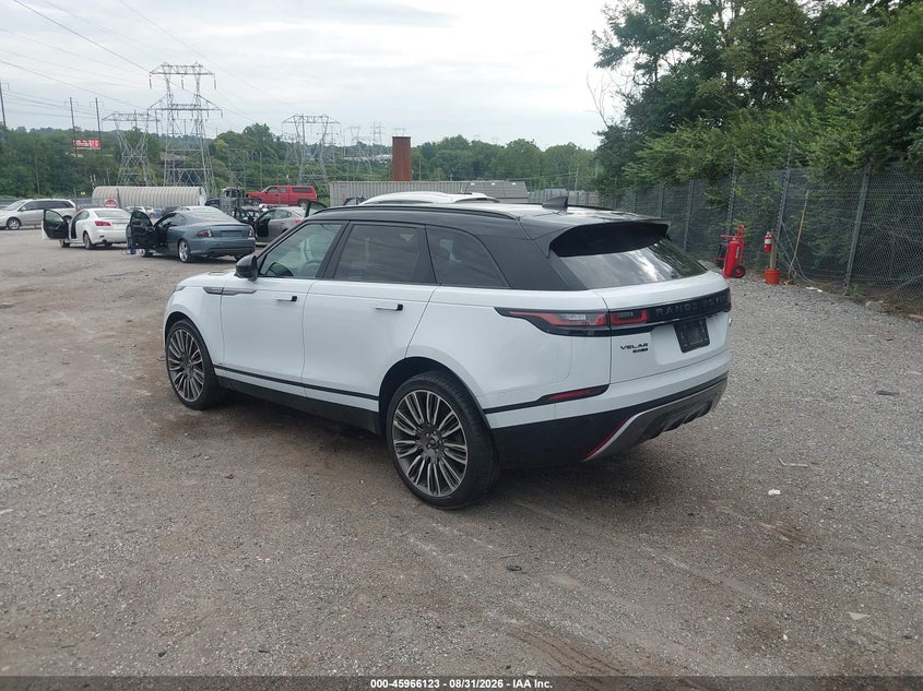 2020 Land rover Range rover velar VIN SALYK2EX9LA286193 IAAI salvage auction — RIGHT FRONT, Salvage (Pennsylvania), sold $8,100 on 2026-09-05 (photo 3)