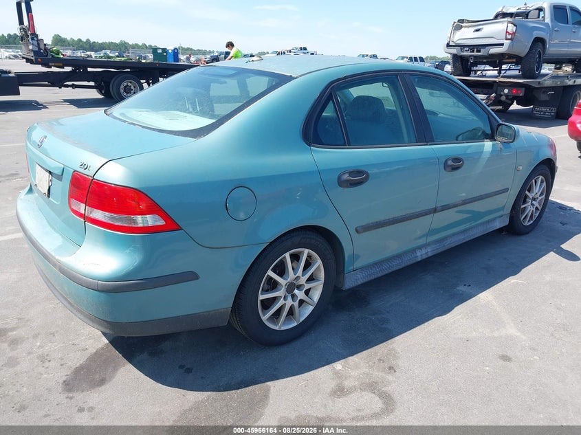 2004 Saab 9-3 VIN YS3FB49S341010577 IAAI salvage auction — LEFT REAR, Original (Maine), sold $200 on 2026-09-09 (photo 4)