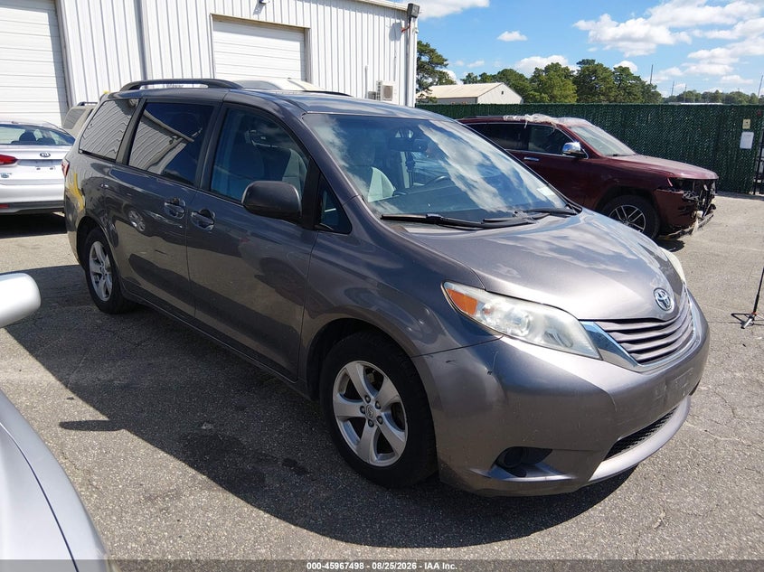 2017 Toyota Sienna VIN 5TDKZ3DC4HS824628 IAAI salvage auction — HAIL, Clear (New York), sold $10,900 on 2026-10-06 (photo 1)