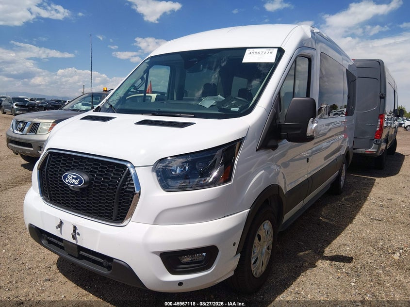 2026 Ford Transit VIN 1FBAX2C85TKA28810 IAAI salvage auction — ROOF, Enterprise Vehicles Clear Only (Washington), sold $39,500 on 2026-09-04 (photo 2)