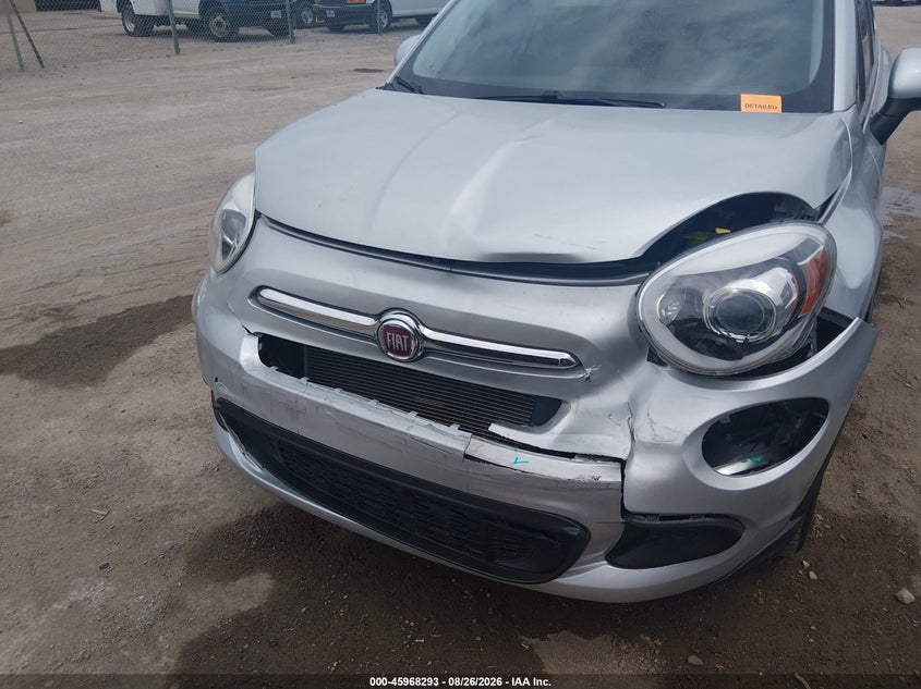 2017 Fiat 500x VIN ZFBCFXAB1HP604036 IAAI salvage auction — FRONT END, Clear (Oklahoma), sold $1,900 on 2026-09-28 (photo 6)