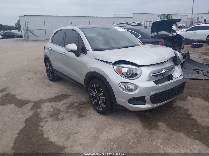 2017 Fiat 500x VIN ZFBCFXAB1HP604036 IAAI salvage auction — FRONT END, Clear (Oklahoma), sold $1,900 on 2026-09-28 (photo 1)