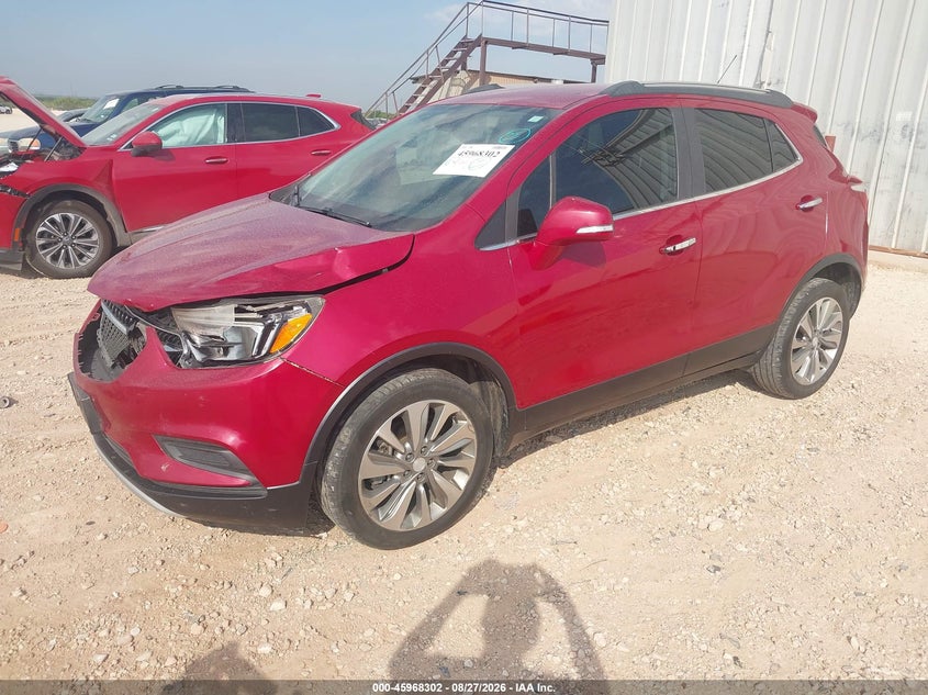 2017 Buick Encore VIN KL4CJASBXHB237961 IAAI salvage auction — FRONT END, Salvage (Texas), sold $825 on 2026-09-16 (photo 2)