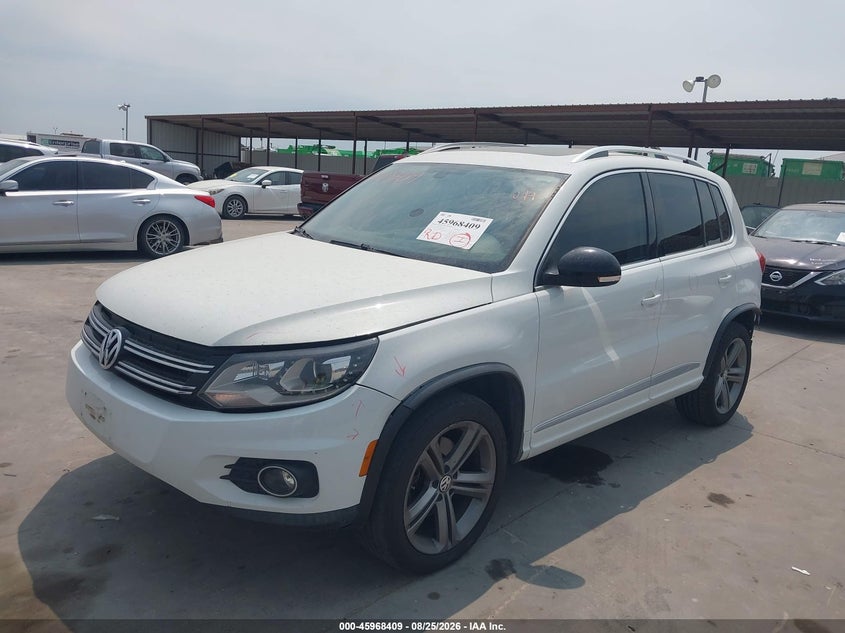 2017 Volkswagen Tiguan VIN WVGUV7AX5HK018058 IAAI salvage auction — REAR END, Salvage (Texas), sold $3,400 on 2026-09-19 (photo 2)