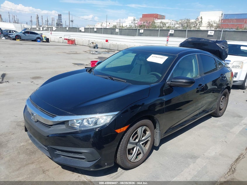 2016 Honda Civic VIN 2HGFC2F52GH524452 IAAI salvage auction — REAR END, Salvage (California), sold $4,300 on 2026-09-02 (photo 2)