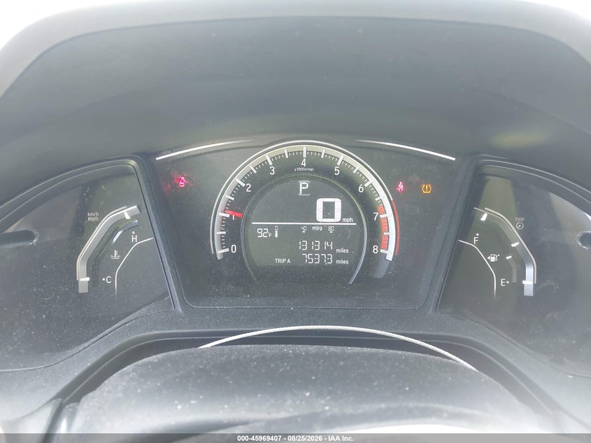 2016 Honda Civic VIN 2HGFC2F52GH524452 IAAI salvage auction — REAR END, Salvage (California), sold $4,300 on 2026-09-02 (photo 7)
