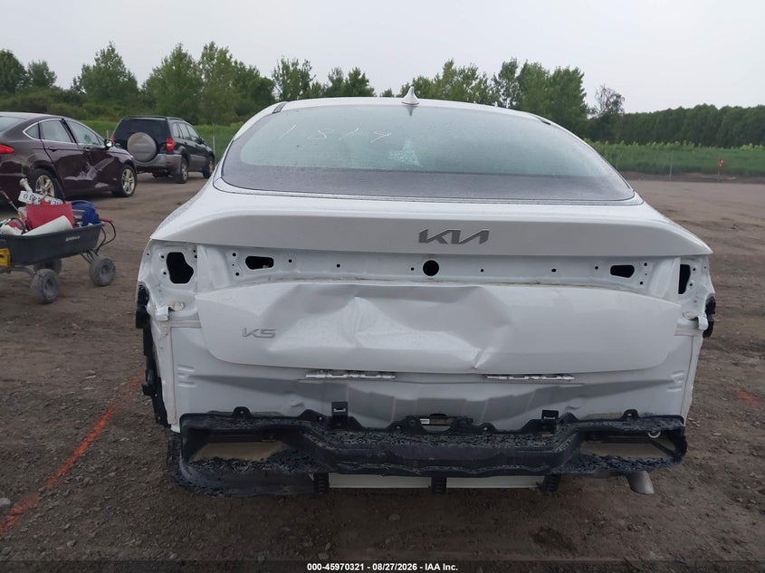 2026 Kia K5 VIN KNAG24J77T5480537 IAAI salvage auction — REAR END, Salvage Title, sold $14,100 on 2026-09-10 (photo 6)