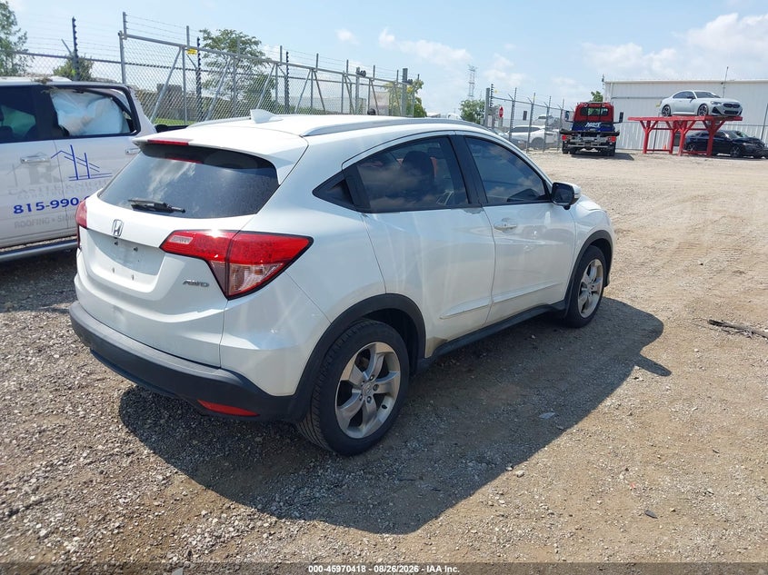 2016 Honda Hr-v VIN 3CZRU6H75GM701280 IAAI salvage auction — NORMAL WEAR, Clear (Kansas), sold $1,000 on 2026-09-06 (photo 4)