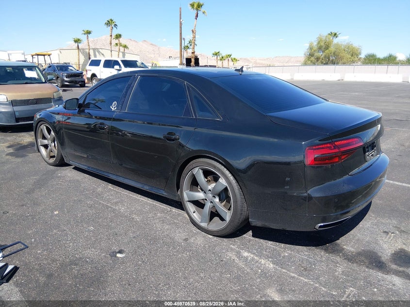 2018 Audi A8 VIN WAU43AFD4JN000397 IAAI salvage auction — SIDE, Salvage Title, sold $5,300 on 2026-10-09 (photo 3)