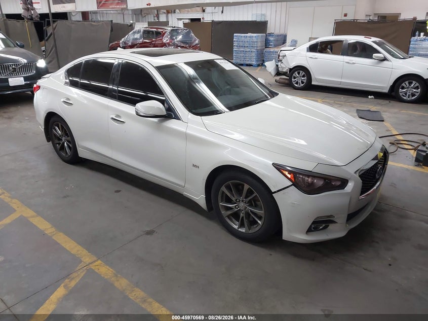 2017 Infiniti Q50 VIN JN1EV7AP8HM742553 IAAI salvage auction — REAR END, Salvage (Arizona), sold $2,050 on 2026-09-15 (photo 1)