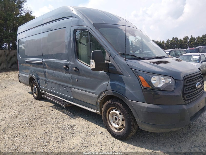 2019 Ford Transit-250 VIN 1FTYR3XM8KKB12927 IAAI salvage auction — LEFT & RIGHT, Clear (Tennessee), sold $7,225 on 2026-09-08 (photo 1)