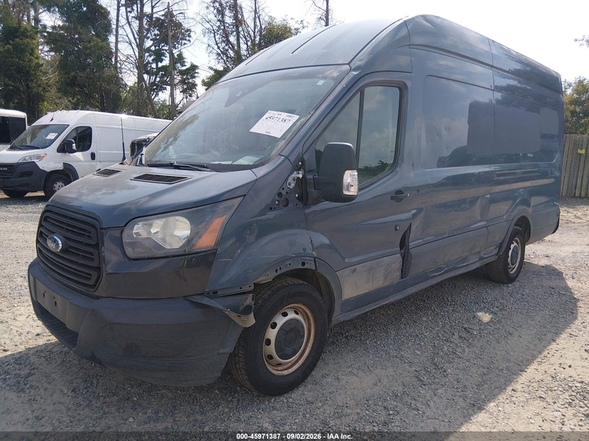 2019 Ford Transit-250 VIN 1FTYR3XM8KKB12927 IAAI salvage auction — LEFT & RIGHT, Clear (Tennessee), sold $7,225 on 2026-09-08 (photo 2)