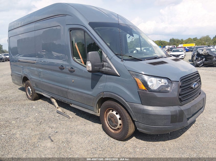 2019 Ford Transit-250 VIN 1FTYR3XM6KKB17446 IAAI salvage auction — LEFT & RIGHT, Clear (North Carolina), sold $7,200 on 2026-09-08 (photo 1)