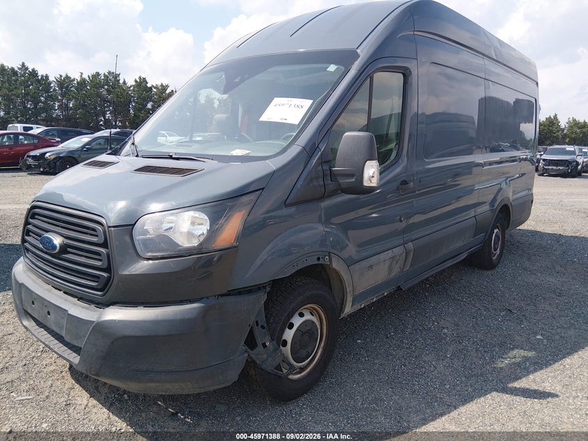 2019 Ford Transit-250 VIN 1FTYR3XM6KKB17446 IAAI salvage auction — LEFT & RIGHT, Clear (North Carolina), sold $7,200 on 2026-09-08 (photo 2)