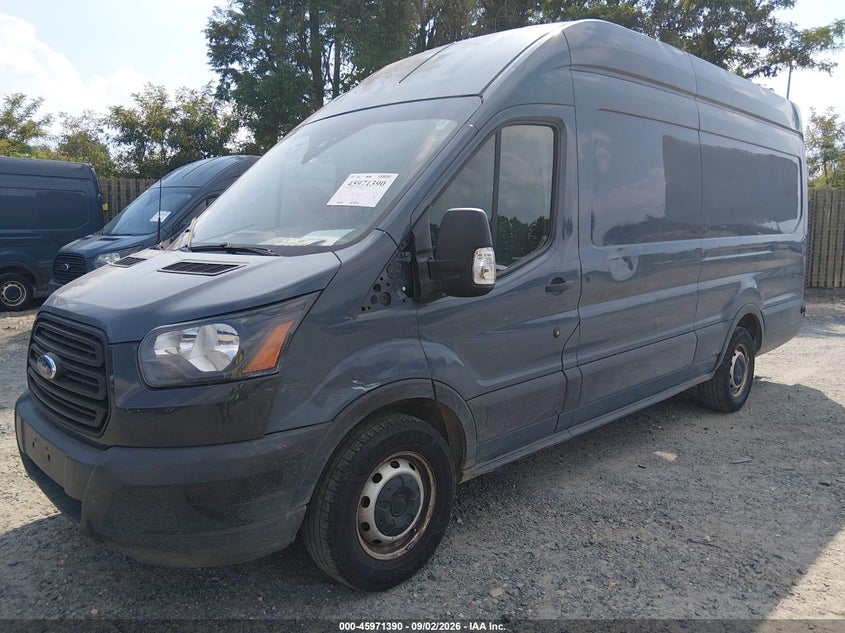 2019 Ford Transit-250 VIN 1FTYR3XM1KKB74010 IAAI salvage auction — LEFT & RIGHT, Clear (North Carolina), sold $7,900 on 2026-09-08 (photo 2)