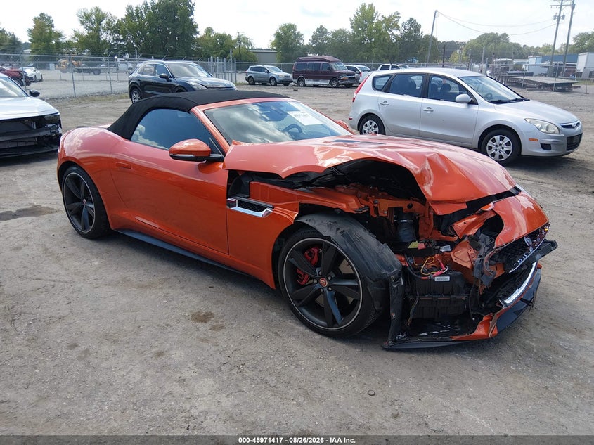 2015 Jaguar F-type VIN SAJWA6GL3FMK20844 — IAAI salvage auction photo