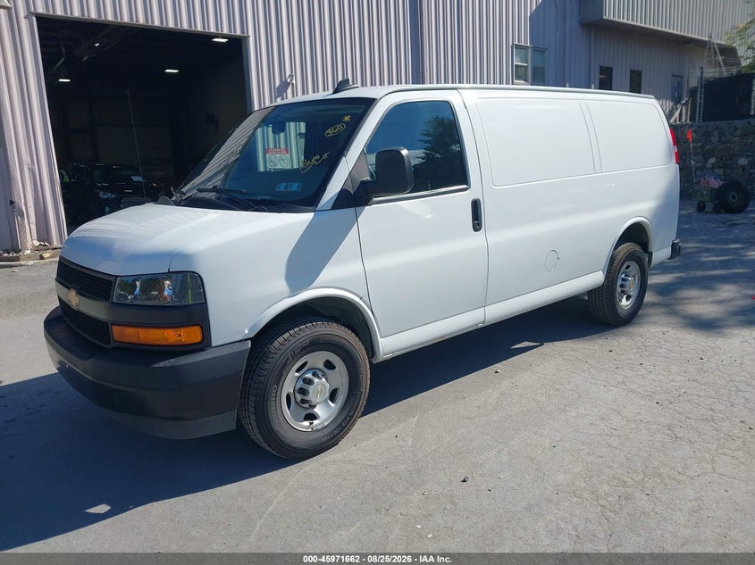 2024 Chevrolet Express cargo VIN 1GCWGAFP7R1238757 IAAI salvage auction — REPOSSESSION, Clear (Pennsylvania), sold $10,850 on 2026-09-02 (photo 2)
