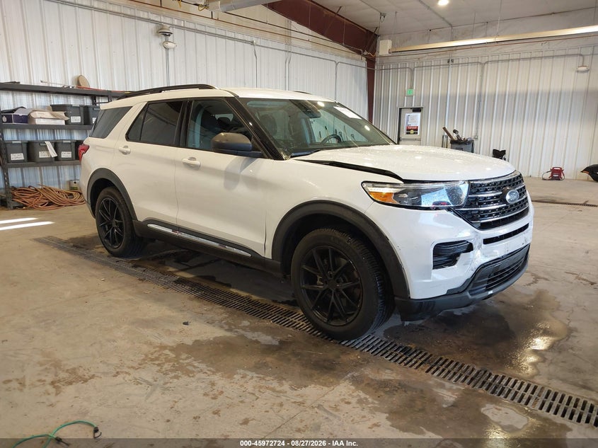2021 Ford Explorer VIN 1FMSK8DHXMGA83172 IAAI salvage auction — FRONT & REAR, Salvage (Utah), sold $6,200 on 2026-10-19 (photo 1)