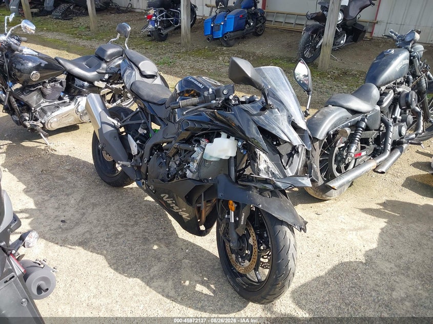 2024 Kawasaki Zx VIN ML5ZXCS15RDA21360 IAAI salvage auction — ALL OVER, Salvage Title, sold $0 on 2026-10-01 (photo 1)