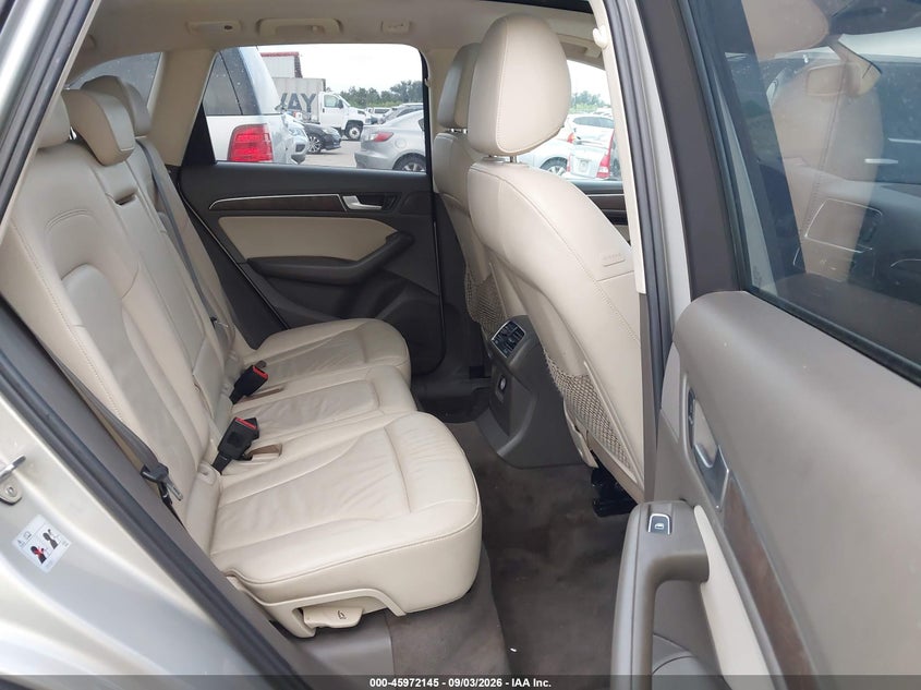 2013 Audi Q5 VIN WA1LFAFP7DA091641 IAAI salvage auction — NORMAL WEAR, Clear (Texas), sold $850 on 2026-09-11 (photo 8)